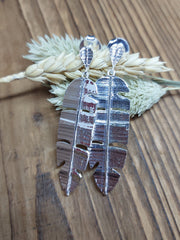 Bild in der Galerie-Ansicht anzeigen, Ohrstecker Feather gross