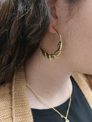 Bild in der Galerie-Ansicht anzeigen, Creolen Blätter