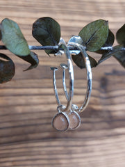 Bild in der Galerie-Ansicht anzeigen, Creolen Stone Groß