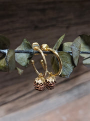 Bild in der Galerie-Ansicht anzeigen, Creolen Nuts