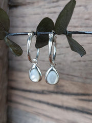 Bild in der Galerie-Ansicht anzeigen, Creolen Stone klein