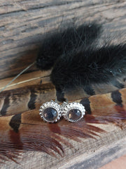 Bild in der Galerie-Ansicht anzeigen, Ohrstecker silber mit Glasstein