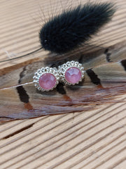 Bild in der Galerie-Ansicht anzeigen, Ohrstecker silber mit Glasstein