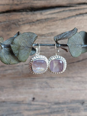 Bild in der Galerie-Ansicht anzeigen, Ohrhänger Glasstein Silber