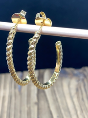 Bild in der Galerie-Ansicht anzeigen, Ohrringe Creolen oval