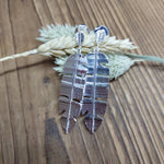 Bild in der Galerie-Ansicht anzeigen, Ohrstecker Feather gross
