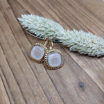 Bild in der Galerie-Ansicht anzeigen, Ohrhänger Glasstein Gold
