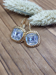 Bild in der Galerie-Ansicht anzeigen, Ohrhänger Glasstein Gold
