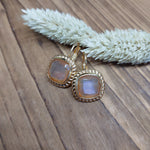 Bild in der Galerie-Ansicht anzeigen, Ohrhänger Glasstein Gold
