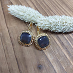 Bild in der Galerie-Ansicht anzeigen, Ohrhänger Glasstein Gold
