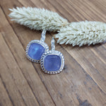 Bild in der Galerie-Ansicht anzeigen, Ohrhänger Glasstein Silber
