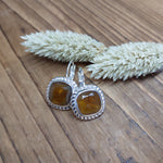 Bild in der Galerie-Ansicht anzeigen, Ohrhänger Glasstein Silber
