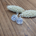 Bild in der Galerie-Ansicht anzeigen, Ohrhänger Glasstein Silber
