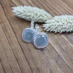 Bild in der Galerie-Ansicht anzeigen, Ohrhänger Glasstein Silber
