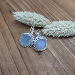 Bild in der Galerie-Ansicht anzeigen, Ohrhänger Glasstein Silber
