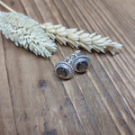 Bild in der Galerie-Ansicht anzeigen, Ohrstecker Glasstein Silber
