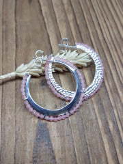 Bild in der Galerie-Ansicht anzeigen, Creolen Pink
