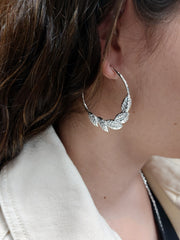 Bild in der Galerie-Ansicht anzeigen, Creolen Blätter
