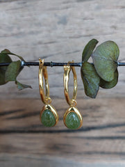 Bild in der Galerie-Ansicht anzeigen, Creolen Stone klein
