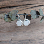 Bild in der Galerie-Ansicht anzeigen, Ohrhänger Glasstein Silber
