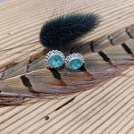 Bild in der Galerie-Ansicht anzeigen, Ohrstecker silber mit Glasstein
