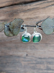 Bild in der Galerie-Ansicht anzeigen, Ohrhänger Glasstein Silber