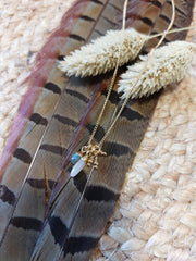 Bild in der Galerie-Ansicht anzeigen, Halskette Charms Rosé
