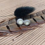 Bild in der Galerie-Ansicht anzeigen, Ohrstecker silber mit Glasstein
