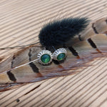 Bild in der Galerie-Ansicht anzeigen, Ohrstecker silber mit Glasstein
