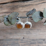 Bild in der Galerie-Ansicht anzeigen, Ohrhänger Glasstein Silber
