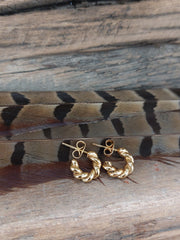 Bild in der Galerie-Ansicht anzeigen, Creolen Twisty mini
