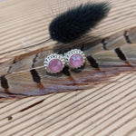 Bild in der Galerie-Ansicht anzeigen, Ohrstecker silber mit Glasstein
