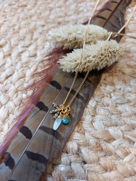 Halskette Charms White