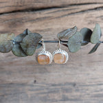 Bild in der Galerie-Ansicht anzeigen, Ohrhänger Glasstein Silber
