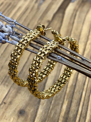 Bild in der Galerie-Ansicht anzeigen, Creolen geflochten
