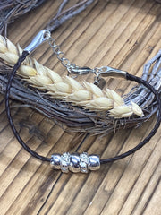 Bild in der Galerie-Ansicht anzeigen, Armkette Leder
